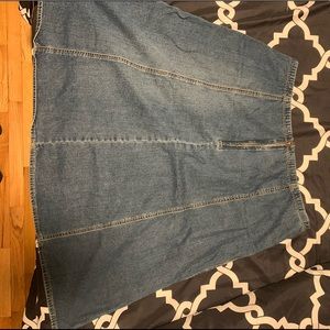 Women’s used denim skirt